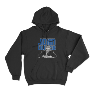 John Oliver Photo Unisex Hoodie Black