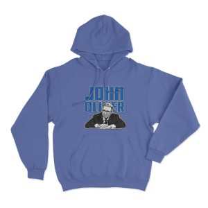 John Oliver Photo Unisex Hoodie Blue