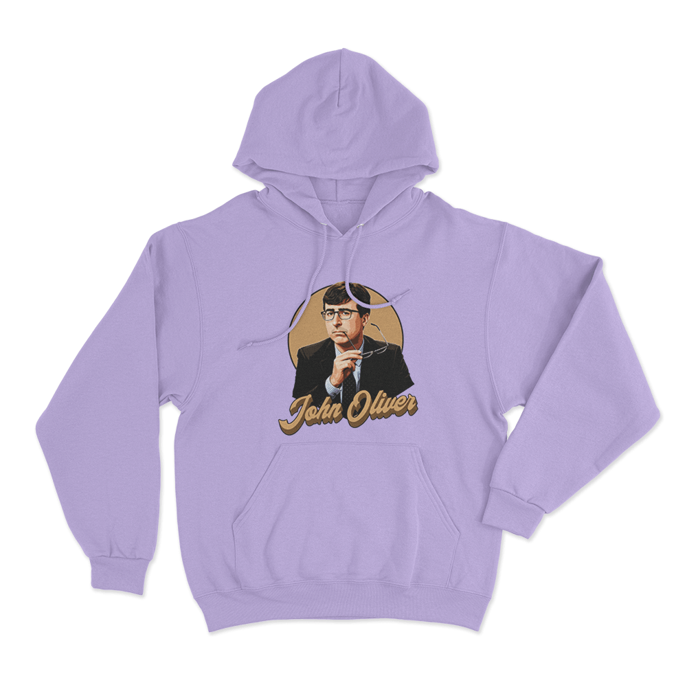 John Oliver Portrait Unisex Hoodie Purple John Oliver Portrait Unisex Hoodie Purple
