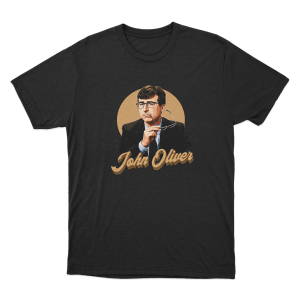 John Oliver Portrait Unisex T Shirt Black