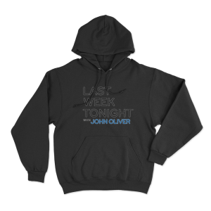 Last Week Tonight with John Oliver John Logo Unisex Hoodie Black