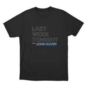 Last Week Tonight with John Oliver John Logo Unisex T Shirt Black