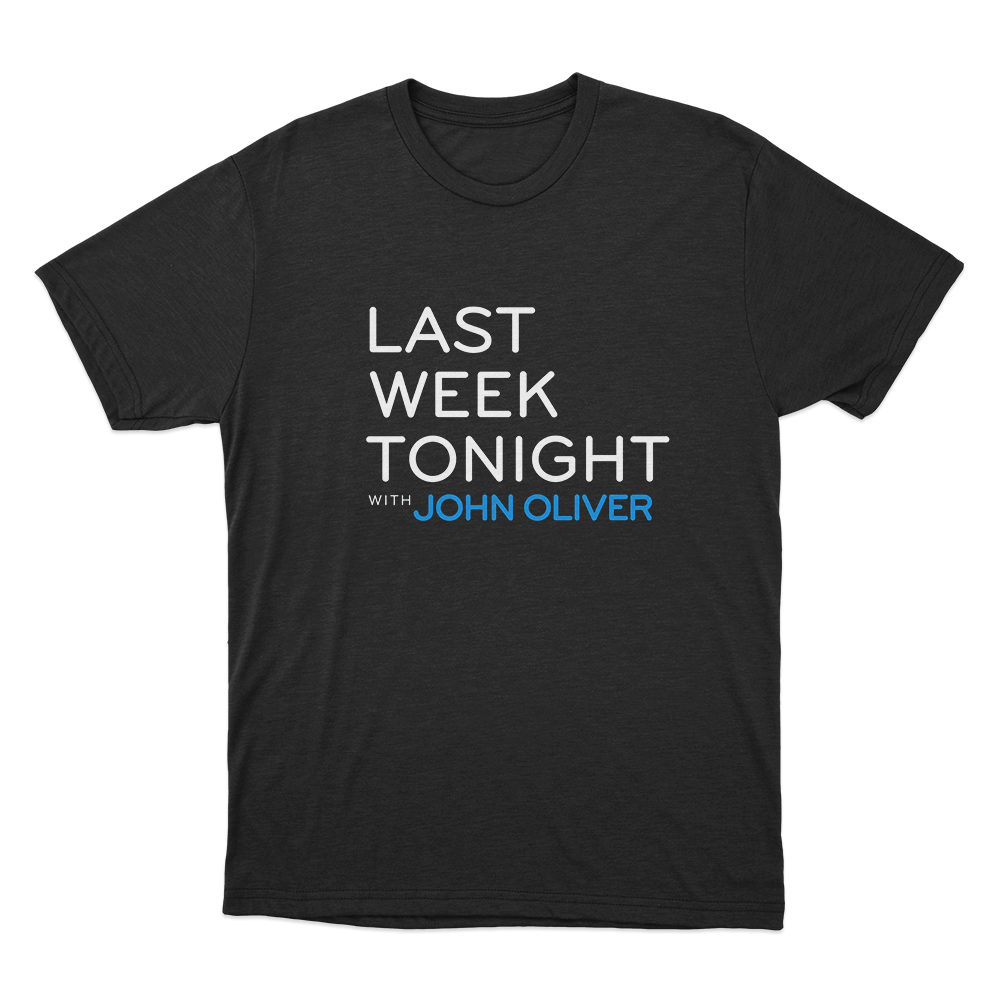 Last Week Tonight with John Oliver John Unisex T Shirt Black Last Week Tonight with John Oliver John Unisex T Shirt Black