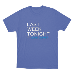 Last Week Tonight with John Oliver John Unisex T Shirt Blue