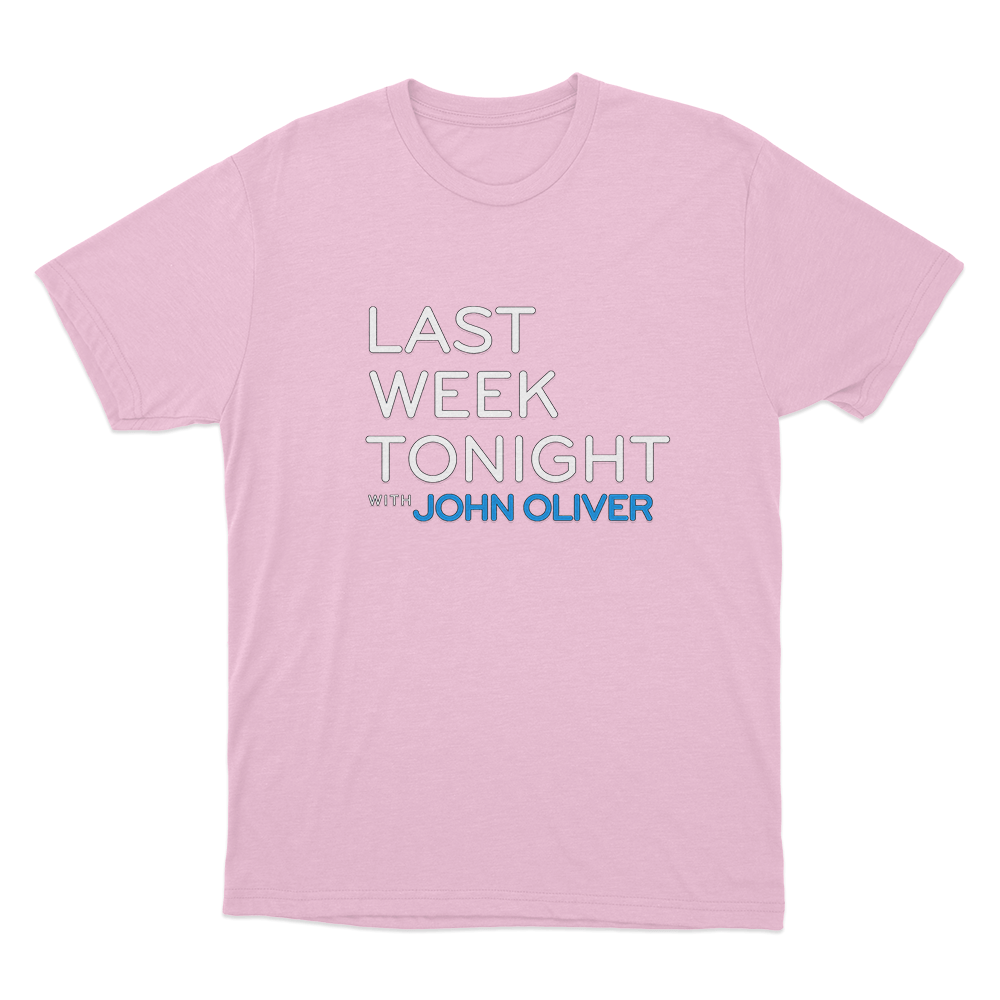 Last Week Tonight with John Oliver John Unisex T Shirt Pink Last Week Tonight with John Oliver John Unisex T Shirt Pink