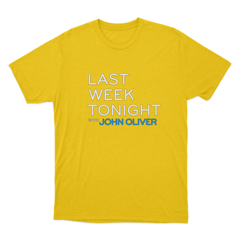 Last Week Tonight with John Oliver John Unisex T Shirt Yellow Last Week Tonight with John Oliver John Unisex T Shirt Yellow